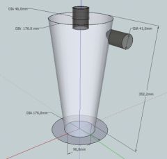 Cyclone, sous Sketchup